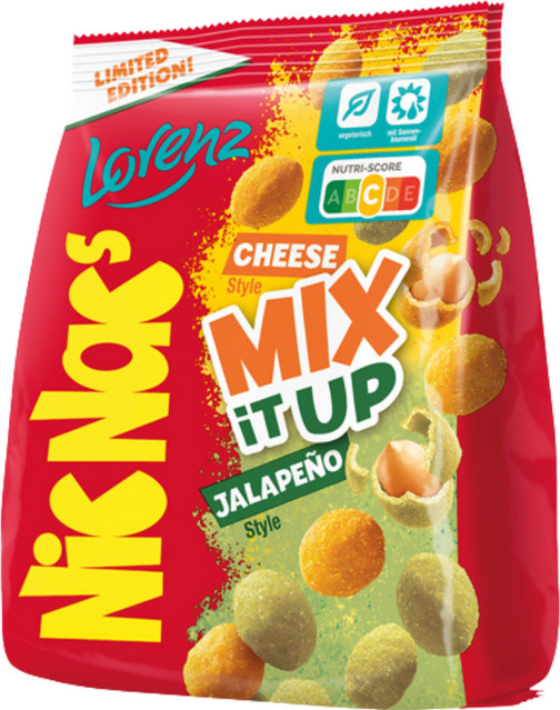 Lorenz NicNac's Mix it up Cheese & Jalapeno Flips 110 g - Bild 1