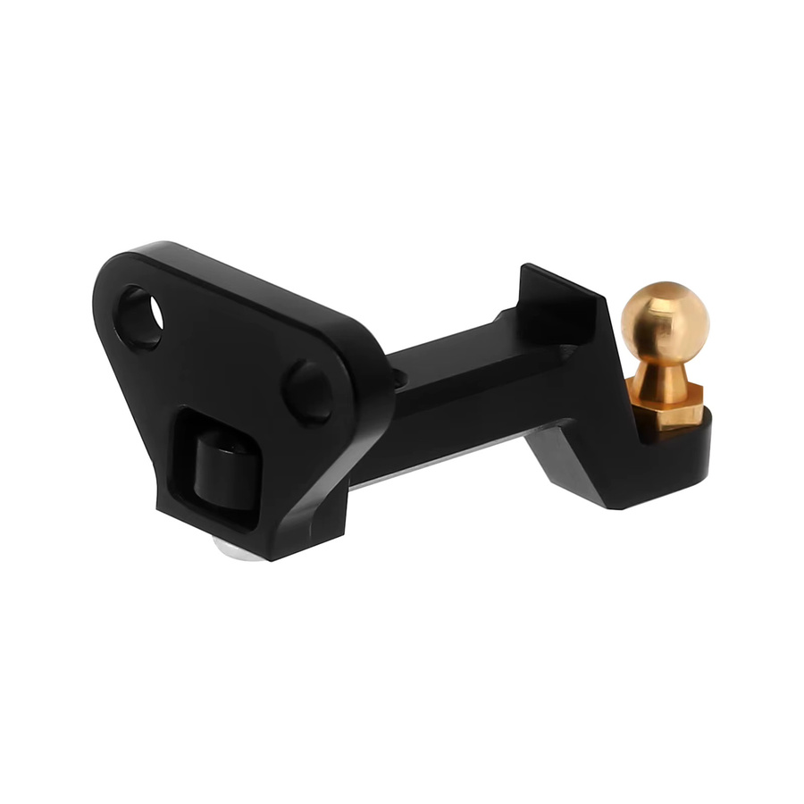 INJORA Drop Hitch-Empfänger, verstellbar, Aluminium, Metall, Schwarz - Bild 3