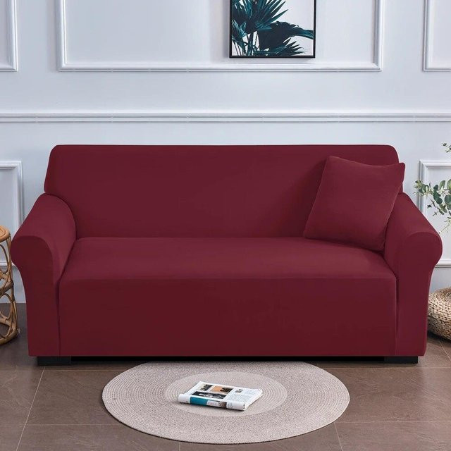 Binchi Outdoor Equipment Ecksofa-Bezug aus Polyester, wasserabweisend und elastisch, Rot, Breite: 90-140 cm - Bild 1