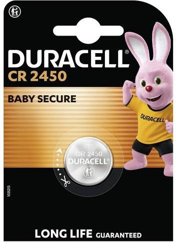 Duracell CR 2450 Lithium Knopfzelle 3V mit 486 mAh - Bild 1