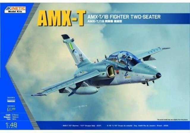Kinetic Model Kits AMX-T Double Seat Fighter, Fahrzeug, 1:48, Grau - Bild 1