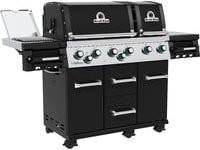 Broil King Gasgrill Imperial 690 IR in Schwarz mit Edelstahlgehäuse und Seitenbrenner - Bild 1