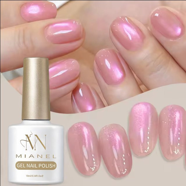 MIANEL Princess Confession Magnetischer Katzenaugen-Gel-Nagellack, Rosa, 10 ml - Bild 1