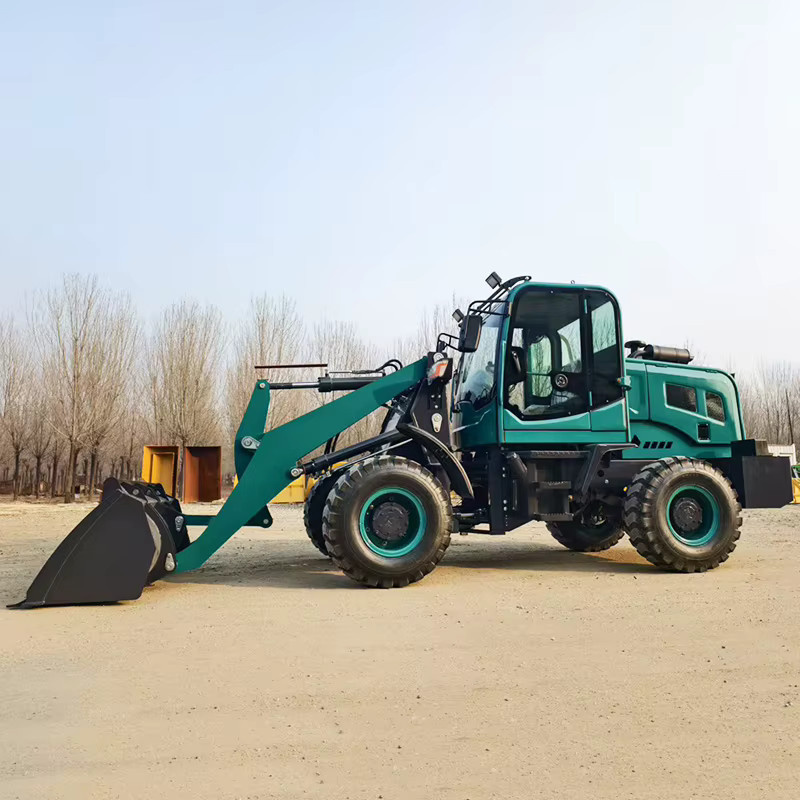 DCNB Kompakter 4x4 Radlader in Grün mit Kubota Dieselmotor und 2000kg-3000kg Nennlastkapazität - Bild 1