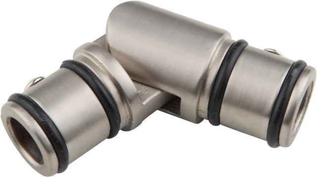 Mydeco Gelenkverbinder für Gardinenstangen in Edelstahl-Optik, Farbe: Silber, Durchmesser: 2 cm - Bild 1
