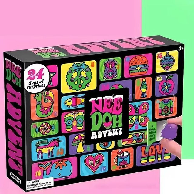 Needoh Adventskalender, Squishy Quetschpuppe, 24 Tage - Bild 1