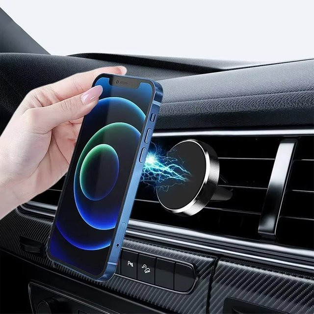 VORILYNEX Magnetische Auto-Handyhalterung für Lüftungsschlitze zur GPS-Navigation - Bild 1