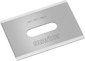 Martor Ersatzmesserklingen für MARTego und Merak aus rostfreiem Edelstahl, Silber, 10 Stück - Bild 1