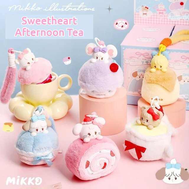 Bandai Mikko Schatz Nachmittagstee Serie Blind Box Kawaii Tier Figur als Dekoration und Geschenk für Mädchen - Bild 1