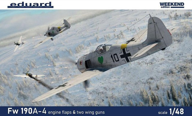 Eduard Focke Wulf Fw 190A-4, Modellbausatz, 1:48, Weekend edition - Bild 1