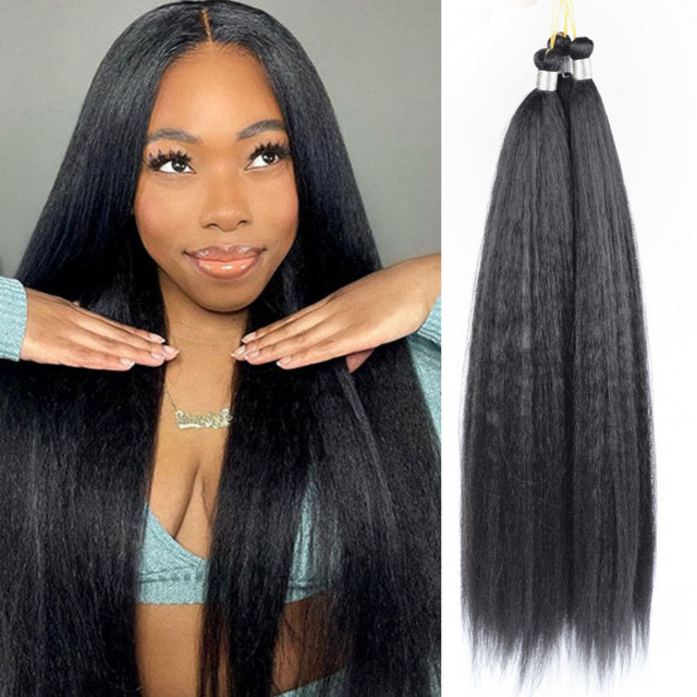 Inspiration Fashion Yaki Haarverlängerung, synthetisch, gerade, 24 Zoll - Bild 1