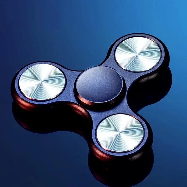 Binchi Outdoor Equipment Fidget Spinner, Aluminiumlegierung, schwarz - Bild 1