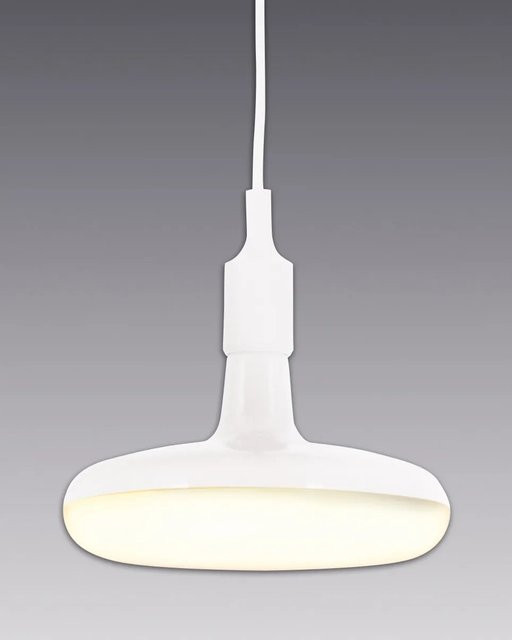 Näve Pendelleuchte UFO in Weiß mit LED-Leuchtmittel und E27 Fassung, Durchmesser: 22 cm - Bild 1