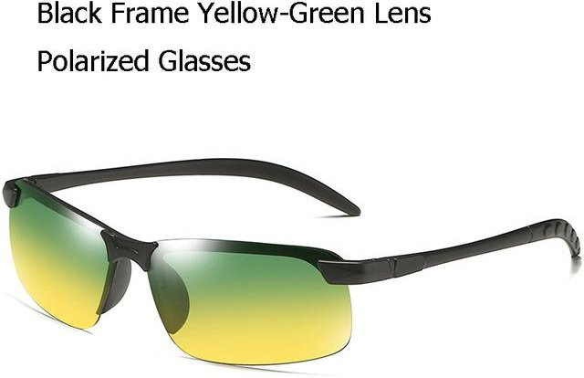 Polarisierte Sportsonnenbrille, Photochrome, Unisex, Vollrand, Schwarz - Bild 1