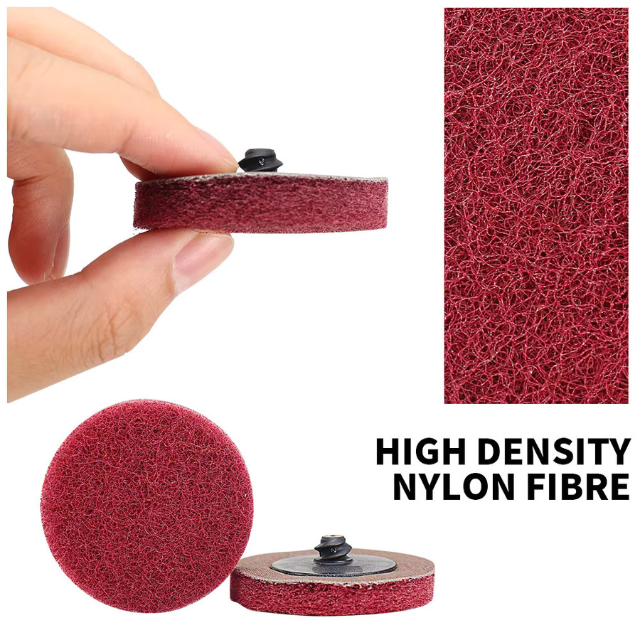 SI FANG Roll Lock Schleifscheiben Pad für Holzbearbeitung und Metall mit 2/3 Zoll für Drehwerkzeuge zum Oberflächenschleifen und Polieren - Bild 3