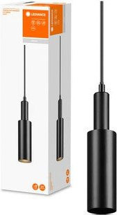 Ledvance TRACKLIGHT PENDANT CYLINDER Pendelleuchte in Schwarz mit GU10 Fassung und höhenverstellbarem Metalldesign