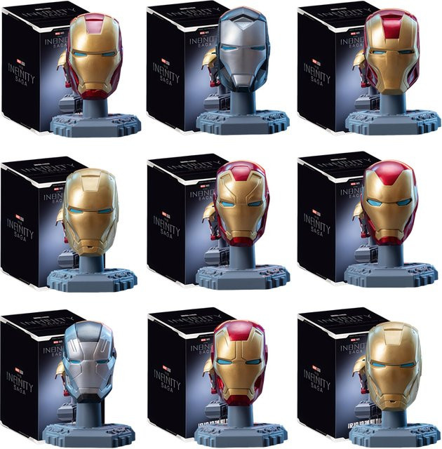 MORSTORM Iron Man Helm-Set, 9-teiliges Set, Actionfiguren-Spielzeug - Bild 1