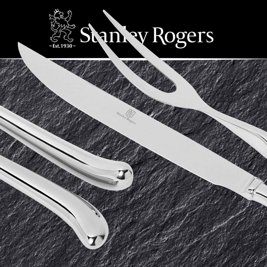 Stanley Rogers Tranchierbesteck Pistol Grip aus Edelstahl, 2-teilig, Silber poliert - Bild 2