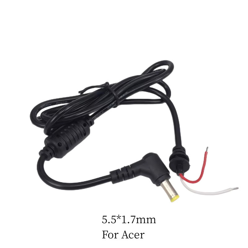 Bolantedz DC-Netzkabel mit Barrel-Plug als Adapter für Ladegeräte und Netzteile, Schwarz - Bild 1