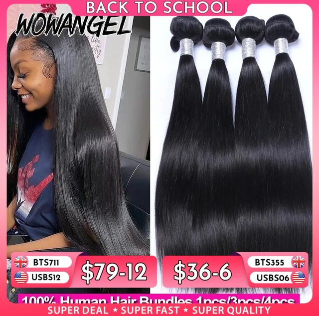 Wow Angel Remy Haar Extensions, 30 Zoll, Peruanisches Haar - Bild 1