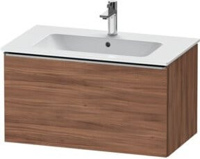 Duravit Waschtischunterschrank D-Neo wandhängend in Braun, B/T/H: 81 x 46,2 x 44 cm - Bild 1