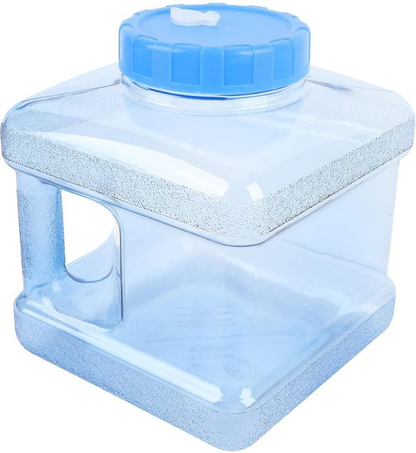 OutsideWorld Tragbarer Wasserbehälter aus PP für Outdoor, Dental und Beauty, 5 l, Weiß Blau - Bild 1
