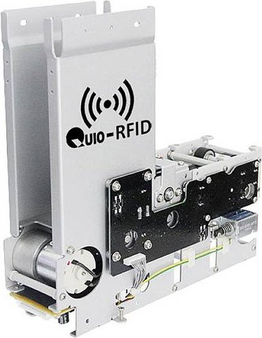 QUIO Chipkartenleser und Codierer QU-CD-720M-NFC-HF-LF in Silber mit NFC-Funktion - Bild 1