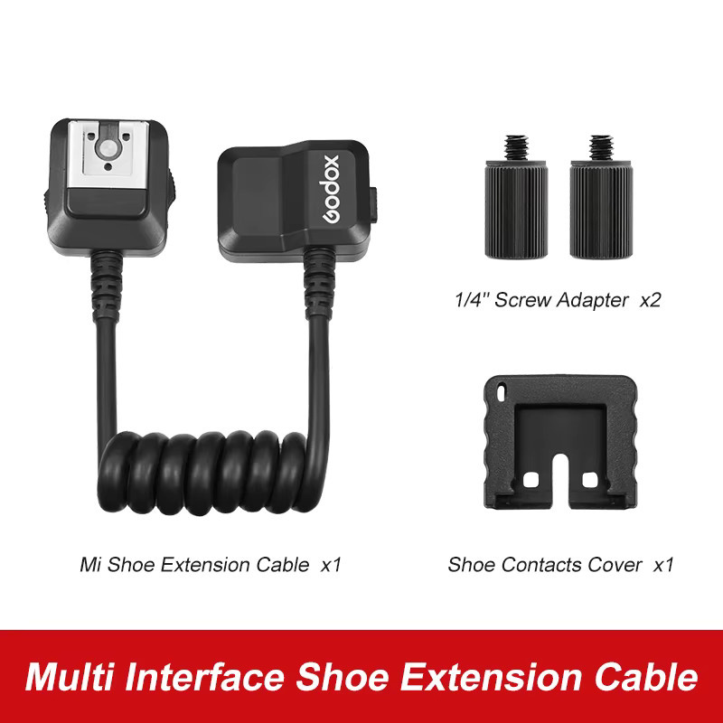Godox GAC-IC13 Multi-Interface-Schuh-Verlängerungskabel für Sony-Kameras, Schwarz, Länge: 50 cm - Bild 5