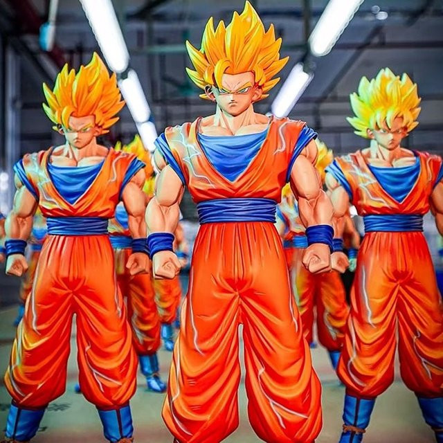 Jt Studio Dragon Ball Son Goku Super Saiyajin Anime Figur, 30 cm - Bild 1