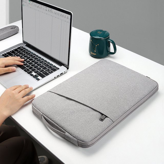 HUASUNWAY Universelle Laptop-Hülle für 13 bis 15,6 Zoll in Grau - Bild 1