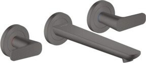 Hansgrohe Axor Citterio C 3-Loch-Waschtischarmatur Wandmontage in Gunmetal Grey mit 193 mm Ausladung - Bild 1