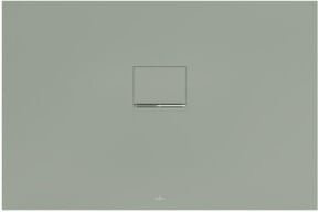 Villeroy & Boch Duschwanne Squaro Infinity aus Mineralguss, Farbe Green, rechteckig, universal einbaubar, B/T/H: 120 x 80 x 4 cm - Bild 1