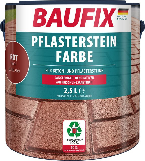 Baufix Pflasterstein rot matt - Bild 1