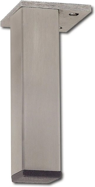 Simausrom Möbelfuß Fix in Edelstahl gebürstet, Farbe Silber, Länge: 16 cm, Durchmesser: 3 cm x 3 cm - Bild 1