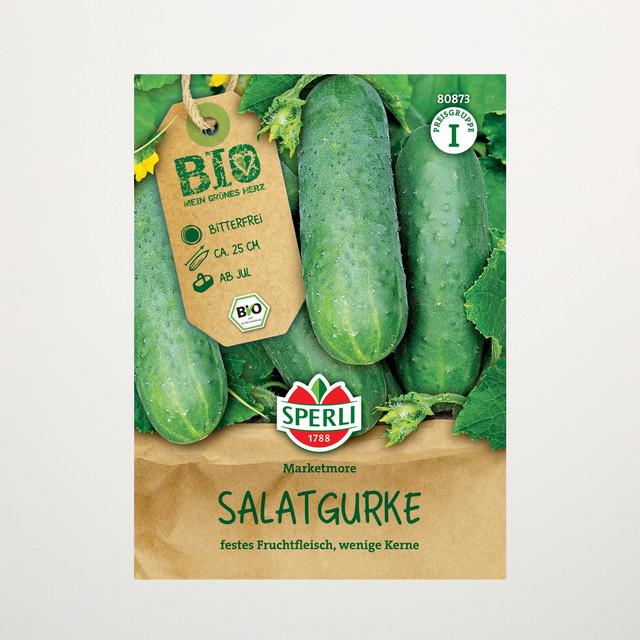 Sperli Bio Salatgurke Marketmore Gemüsesaat - Bild 1