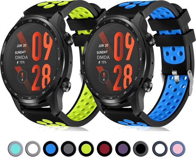 KOSPET Uhrenarmband, Silikon, Schwarz - Bild 1