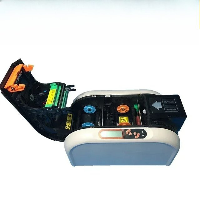Hiti CS220E Desktop-Kartendrucker für ein- und doppelseitigen Sublimationsdruck auf PVC-Ausweiskarten in Schwarz und Weiß - Bild 1