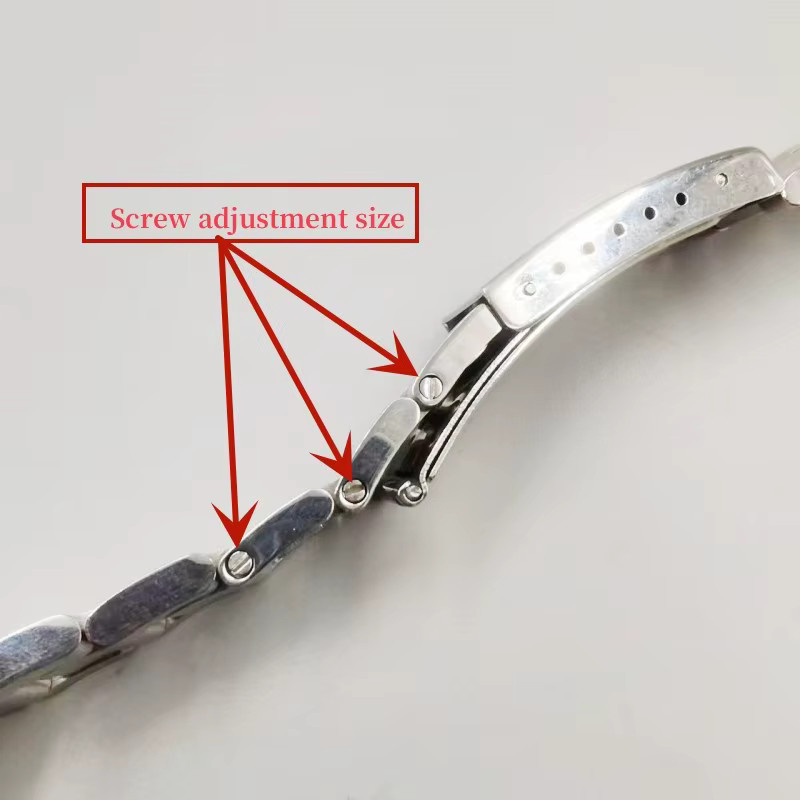 MUZIJING Uhrenarmband Edelstahl, Silber, Vintage, Unisex - Bild 2