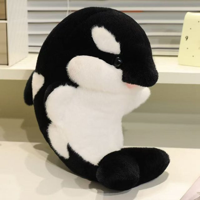 Yiran Health & Beauty Orca-Puppe, Plüschtier, 35cm, ab 14 Jahren - Bild 1