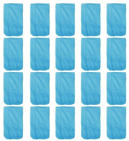 Fanshenzhan Pool-Skimmer-Socken, 20 Stück feinmaschige elastische Skimmer-Korbfilter in Blau für Above-Ground und Inground Pools - Bild 1