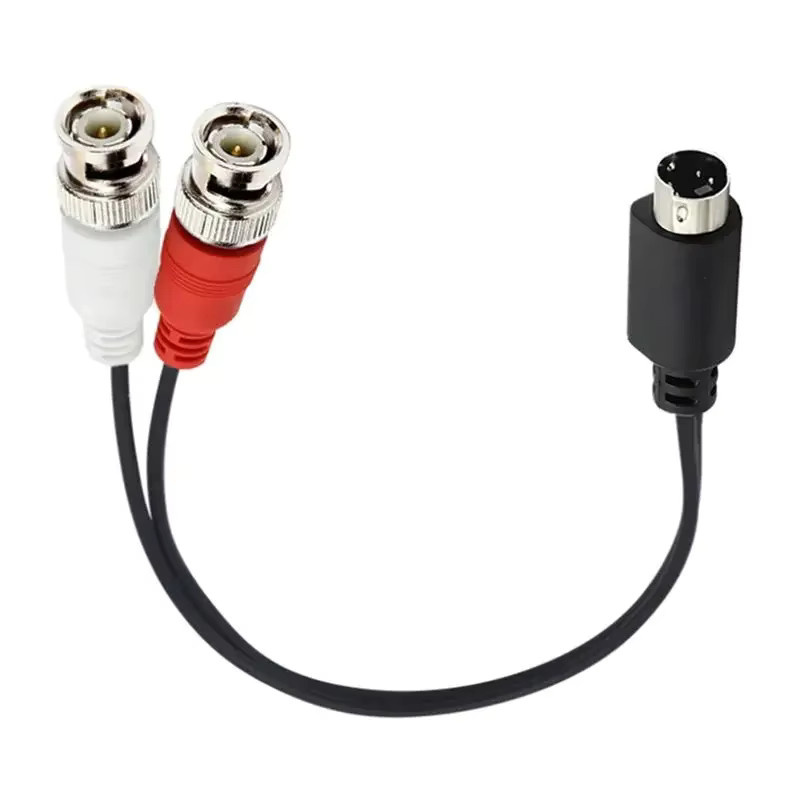 BSN S-Video auf 2 BNC Adapterkabel Schwarz, 4-polig Mini 4p auf BNC männlich und weiblich, Länge: 1,5 m - Bild 3