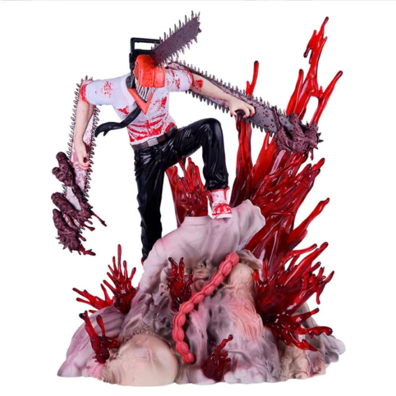 Bandai Chainsaw Man Denji Anime-Figur Desktop-Modell zur Dekoration - Bild 3