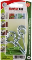 Fischer Universaldübel UX GREEN aus Nylon in Grün, Durchmesser: 6 mm, Länge: 35 mm - Bild 1