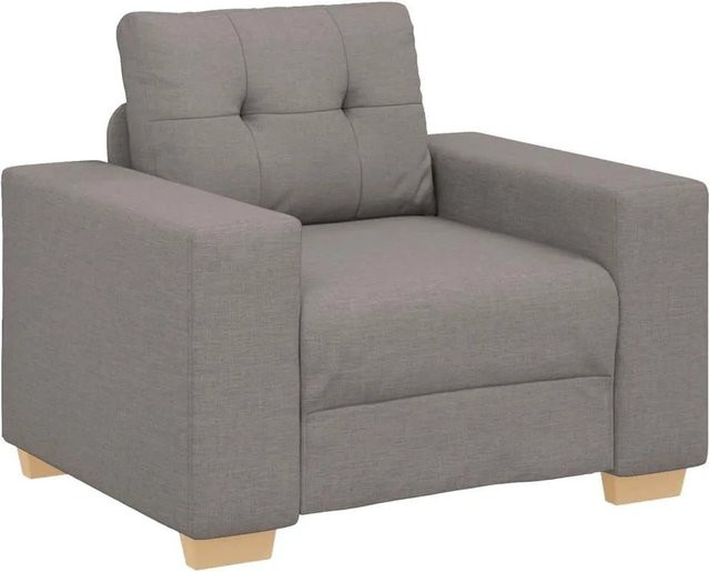 vidaXL Sofasessel Taupe mit Stoffbezug B/T/H: 100 x 78 x 80 cm - Bild 1