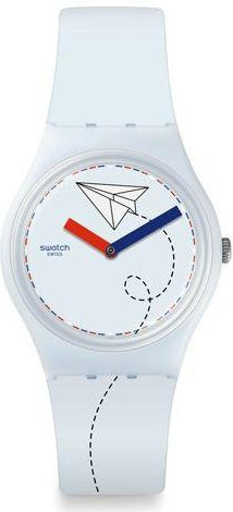 Swatch Analoguhr, Quarz, Kunststoff, Blau, Unisex - Bild 1