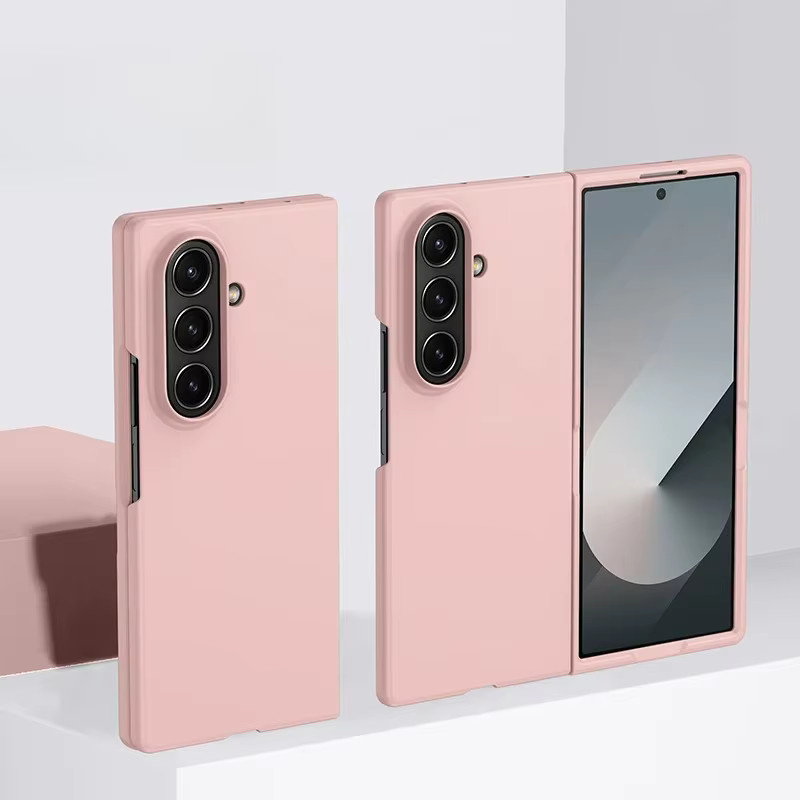 Mattierte und hautfreundliche Handyhülle für Samsung Galaxy Z Fold (Modelle 4 5G bis 8) in Bonbonfarben, stoßfeste Ultra Slim Schutzhülle - Bild 1