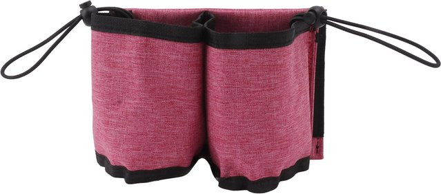 Fishine Faltbarer Reisebecherhalter für zwei Tassen, Waschbarer Getränketräger Caddy in Pink - Bild 1