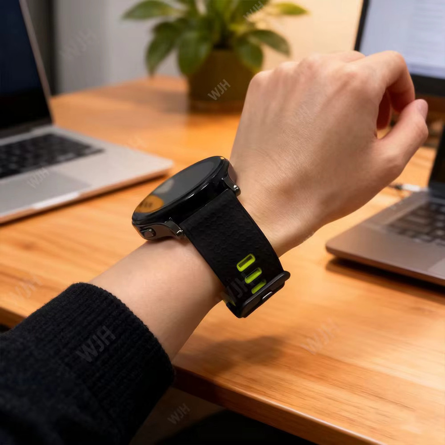 Xiaomi Uhrenarmband Silikon, 22 mm, Schwarz, Unisex - Bild 2