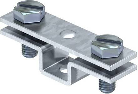 OBO Bettermann 5032040 831 40 Montagezubehör, silber, galvanisiert, 25 Stück - Bild 1