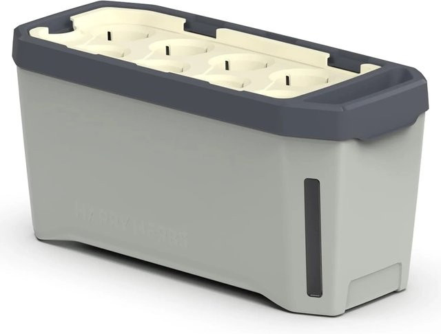 Gusta Garden Kräutertopf Harry Herbs 4in1 Pflanzentopf mit Bewässerungssystem in Hellgrau - Bild 1